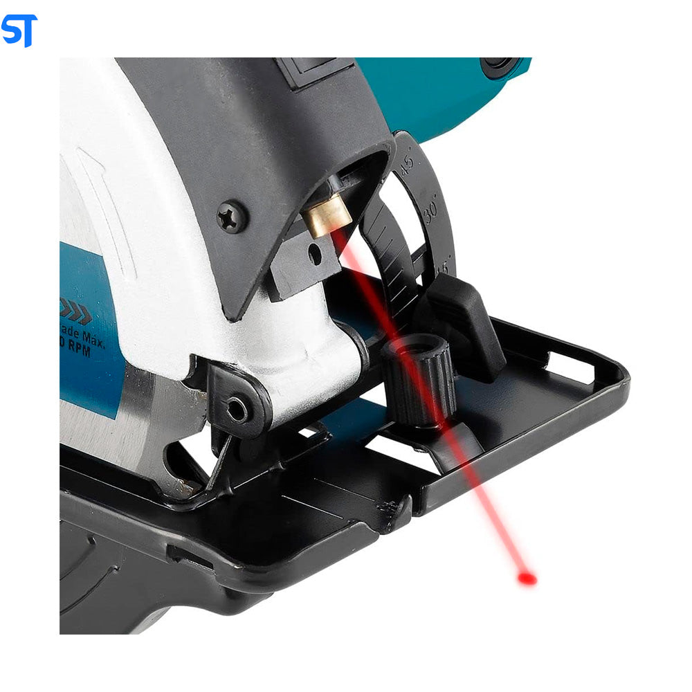 Serra Circular com Guia Laser Philco Force PSC01 127V 1500W Guia lateral de corte / Sistema de gatilho duplo