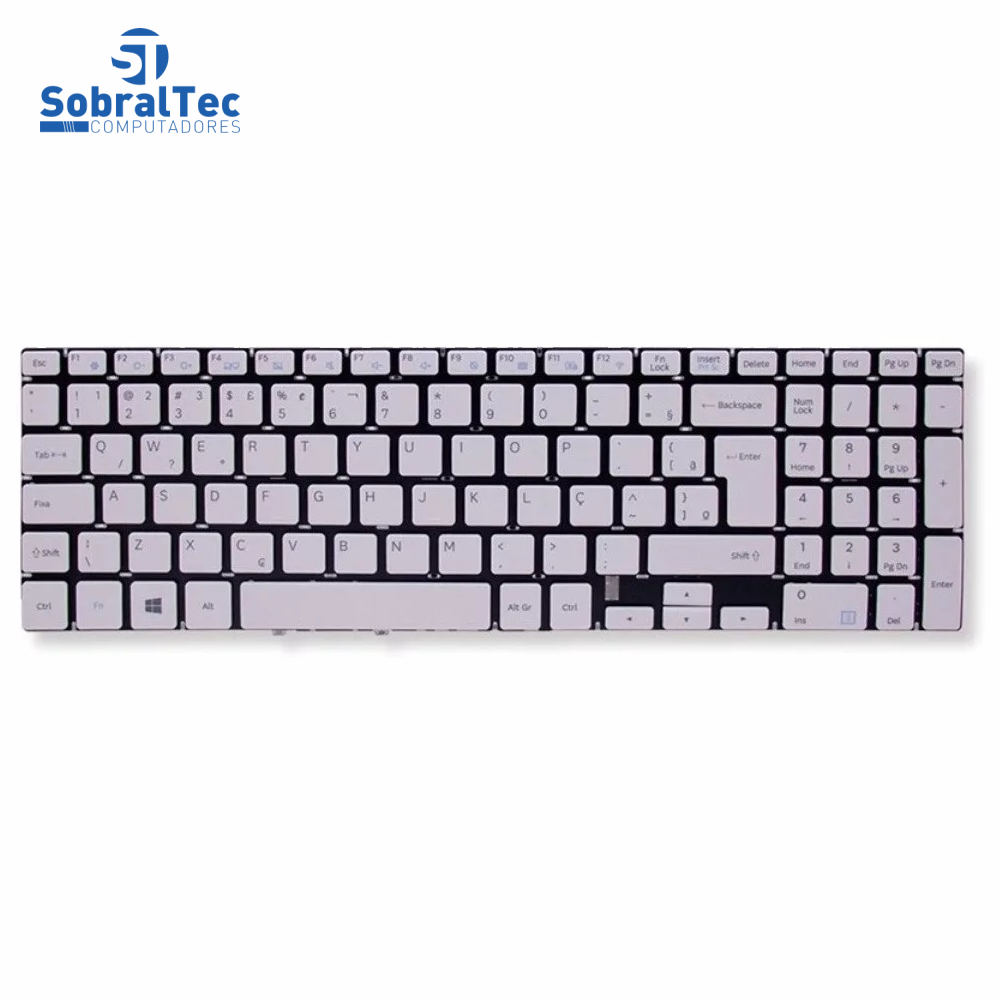 Teclado Notebook Samsung Expert X41 - NP300E5K- Branco