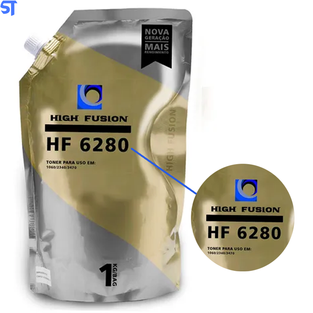 Pó Refil de Toner  Brother - 1 Kg High Fusion HF-6280