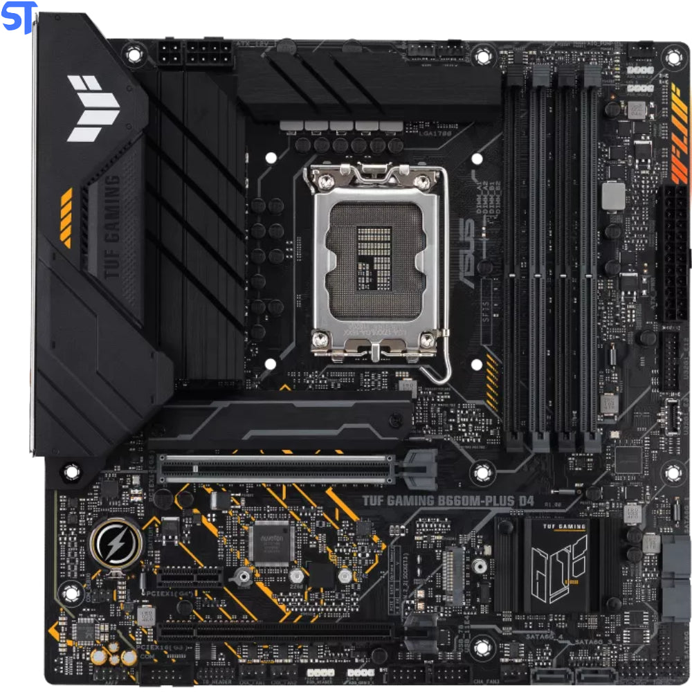 Placa Mãe Asus TUF Gaming B660M-PLUS D4, Intel LGA 1700, mATX, DDR4, RGB