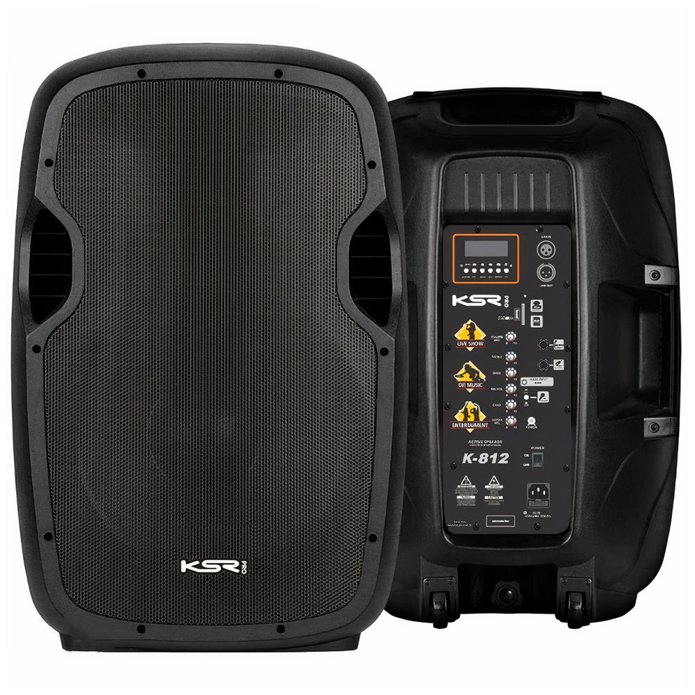 Caixa De Som 12 Polegadas Ativa K812 KSR Pro Usb Bluetooth 500w