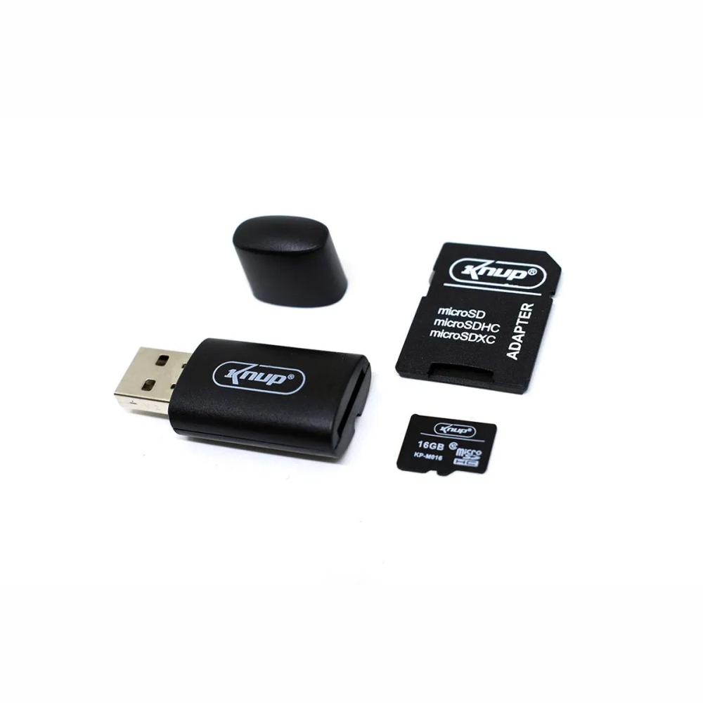Cartão de Memória MicroSD 16GB Knup Kp-u19 Com Adaptador SD E MicroSDHC