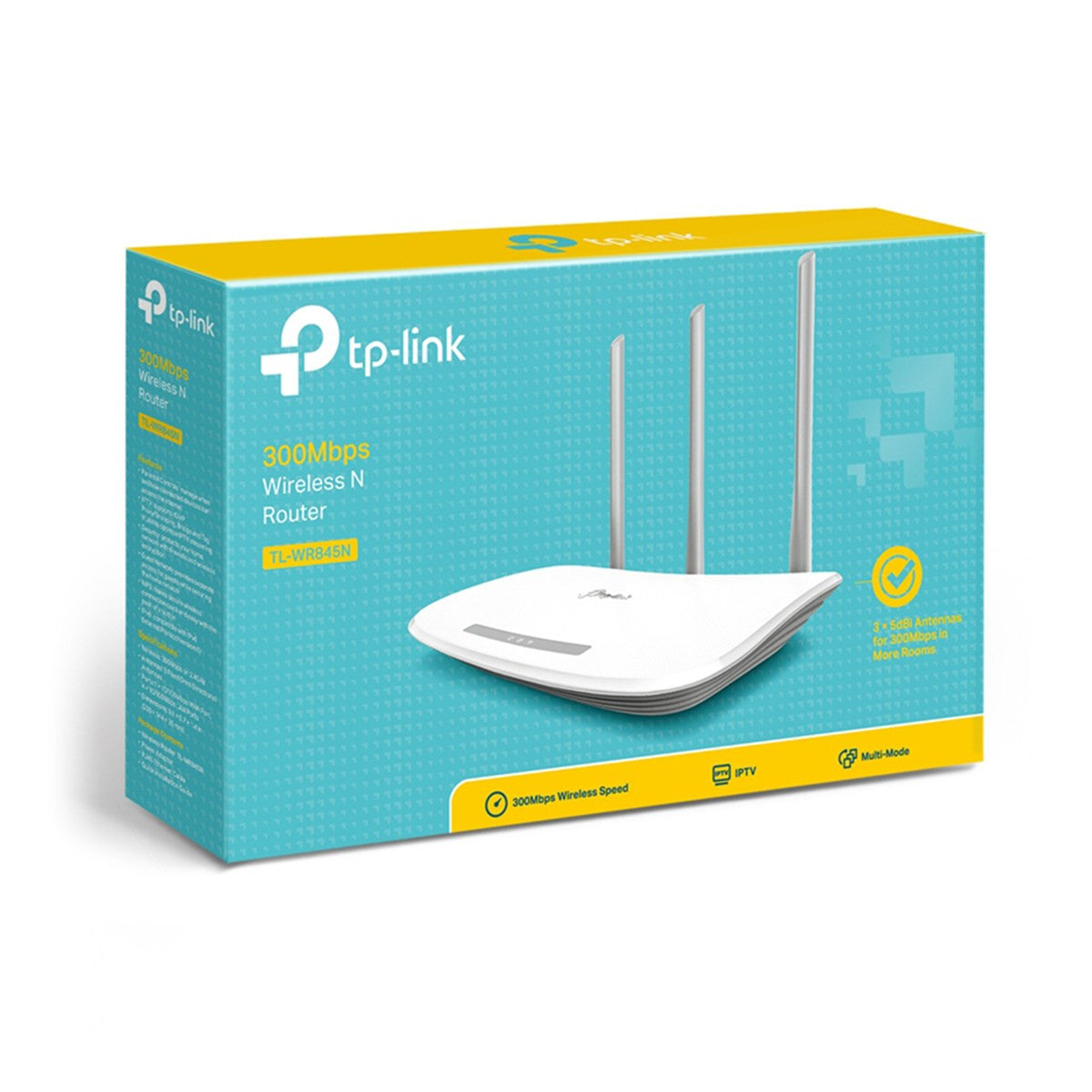 Roteador Wireless TP-Link Router TL-WR845N 300MBPS Wifi 3 Antenas