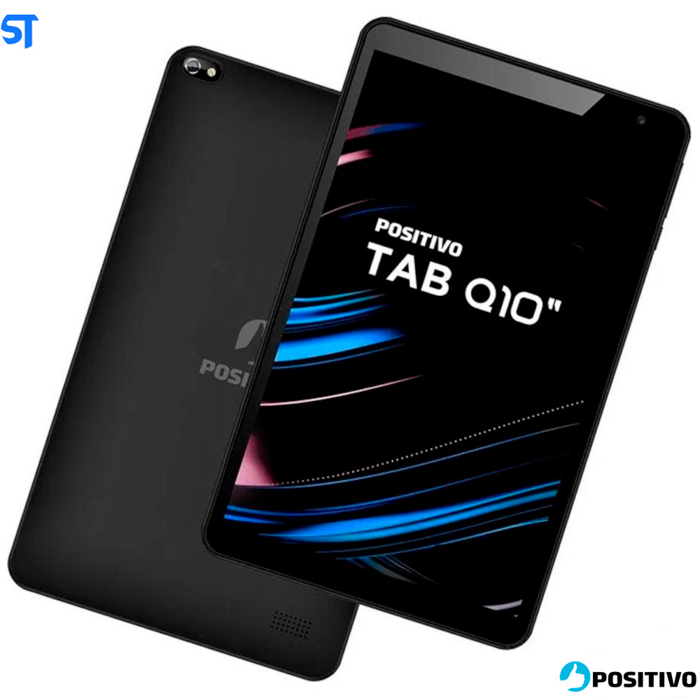 Tablet Positivo Q10 T2040, 64GB, Wi-fi, 4G, Tela 10, Android 10, Preto - SC9863