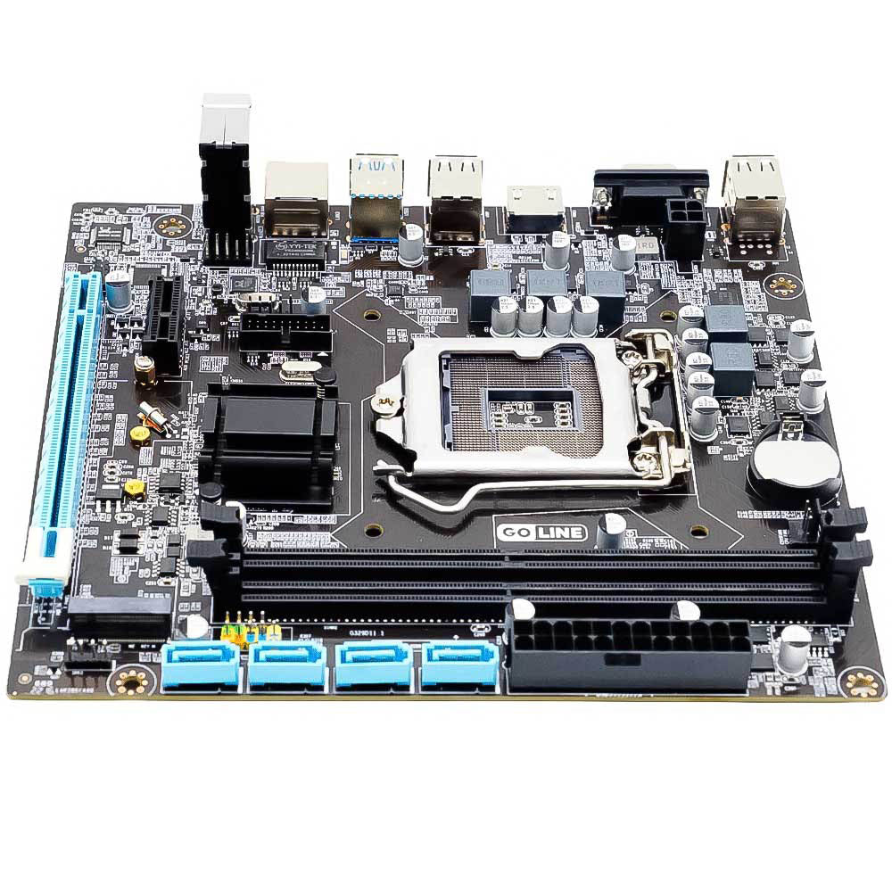 Computador Core i3-6100-6G-SSD 256GB-Memória Ram 8GB- Slim Horizontal e Vertical- Com Monitor 19 HDMI e Teclado e Mouse