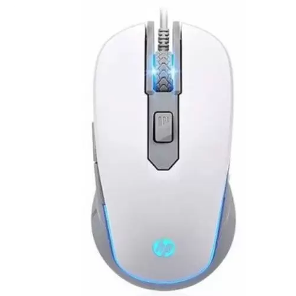 Mouse Gamer USB M200 HP 2400DPI LED Branco
