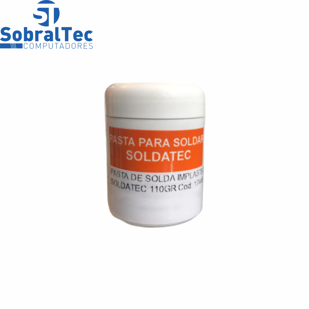 Pasta De Solda Implastec Fluxo Não Condutivo Soldatec 110gr
