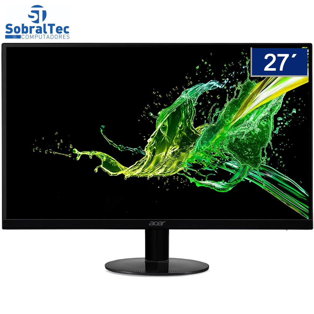Monitor Gamer Acer LCD 27´ Polegadas SA270, Full HD, IPS, HDMI, 1ms - UM.HS0AA.B02