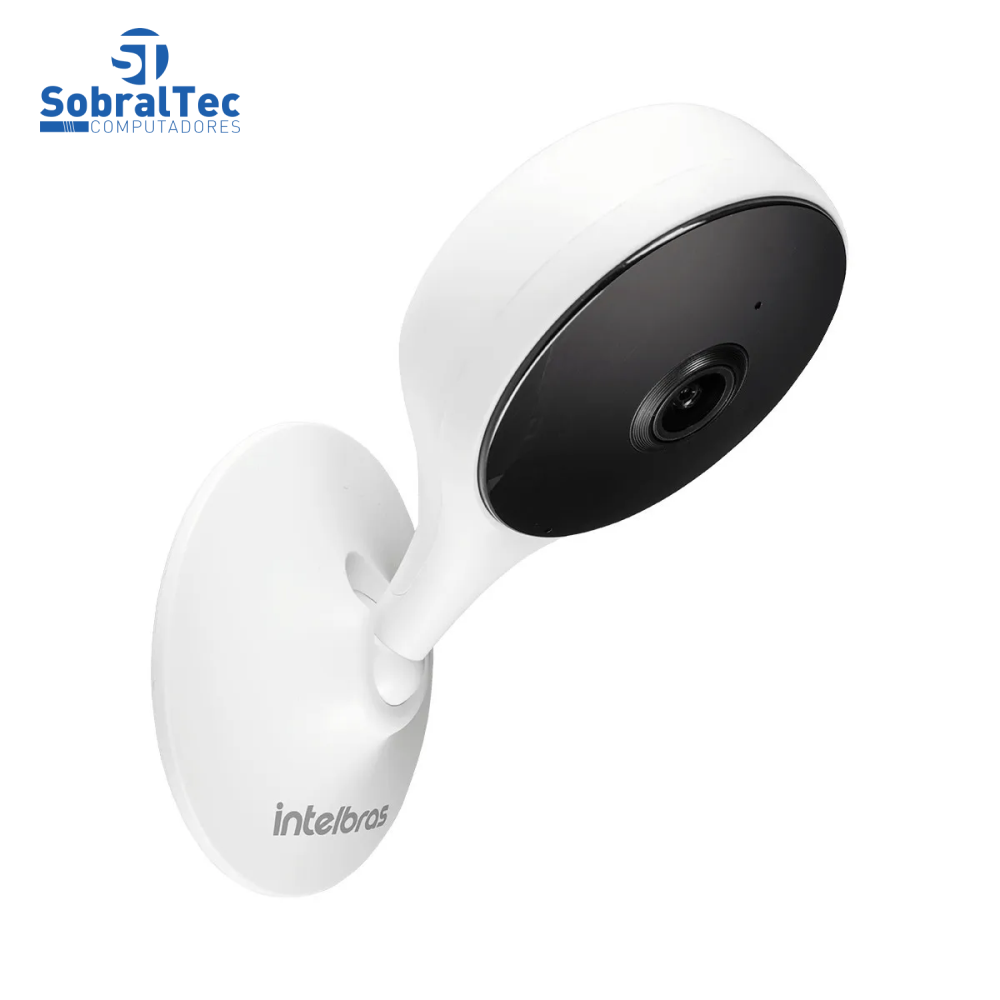Câmera Interna com Inteligência Artificial iM3 Intelbras Wi-Fi Full HD 1080P 2,8mm 2MP Branca