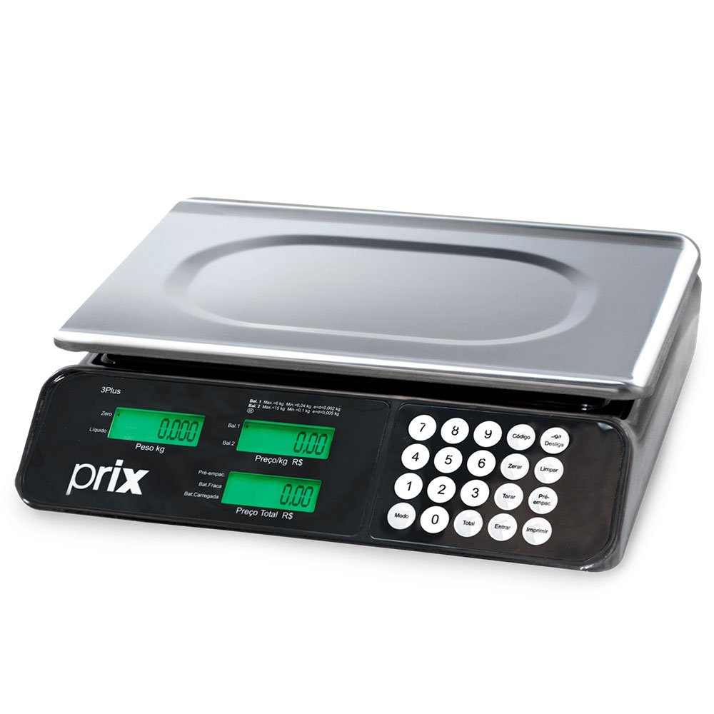 Balança Computadora 30kg Prix 3 Plus para Varejo - TOLEDO-P300002