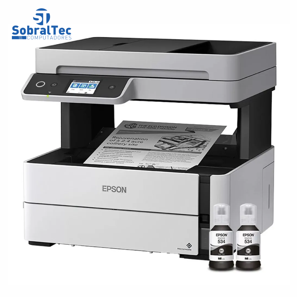 Impressora Epson M3180 Ecotank Multifuncional Com Wireless e Duplex