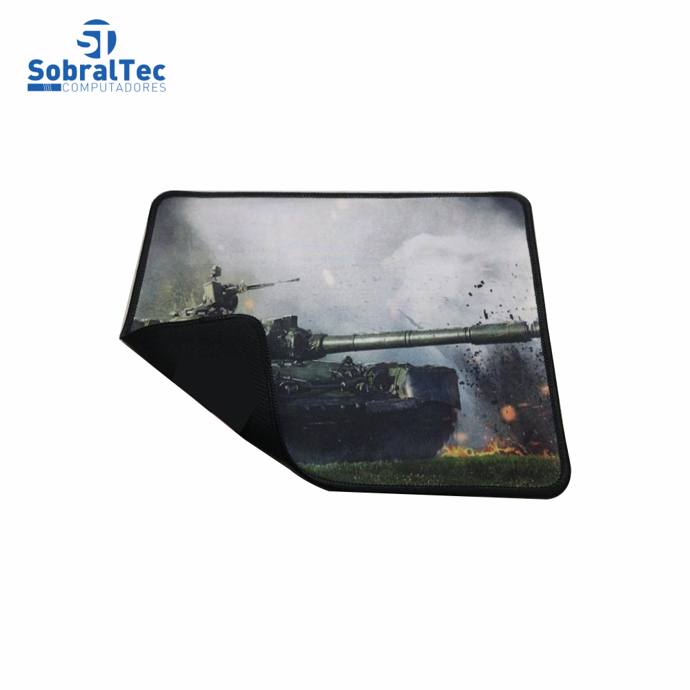 Mousepad Gamer Estampas World War 25x20 Cm Silk-Fliding AJ L-16 Tanque T-54/55
