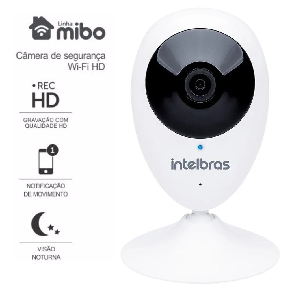 Camera de Segurança Wi-Fi HD iC3 Linha Mibo Intelbras