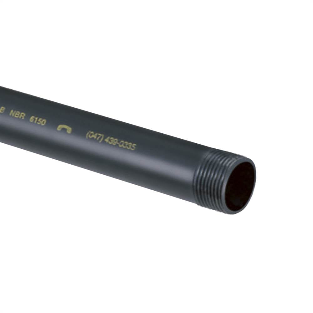 Eletroduto em Pvc Roscável 1/2” com 3 Metros Preto