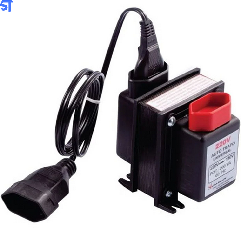 Autotransformador 1500VA Bivolt Tomada 10A 2 Portas +T Emplatec