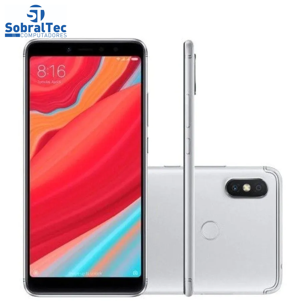 Smartphone Xiaomi Redmi S2 Tela 5.99" Dual-Camera 12/5MP + frontal 16MP (Cinza 4/64GB)