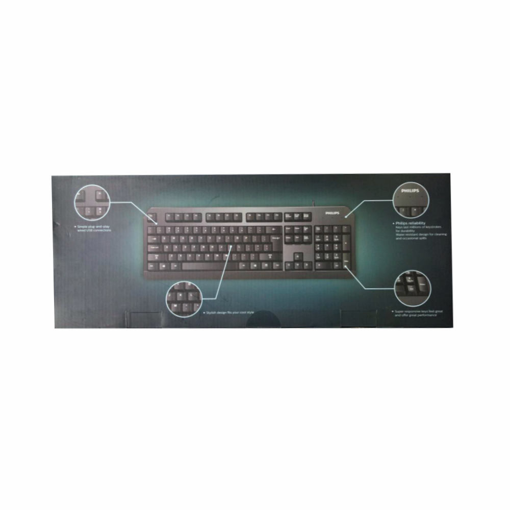 Teclado USB Get In The Moment Philips Laser Engraved Keys