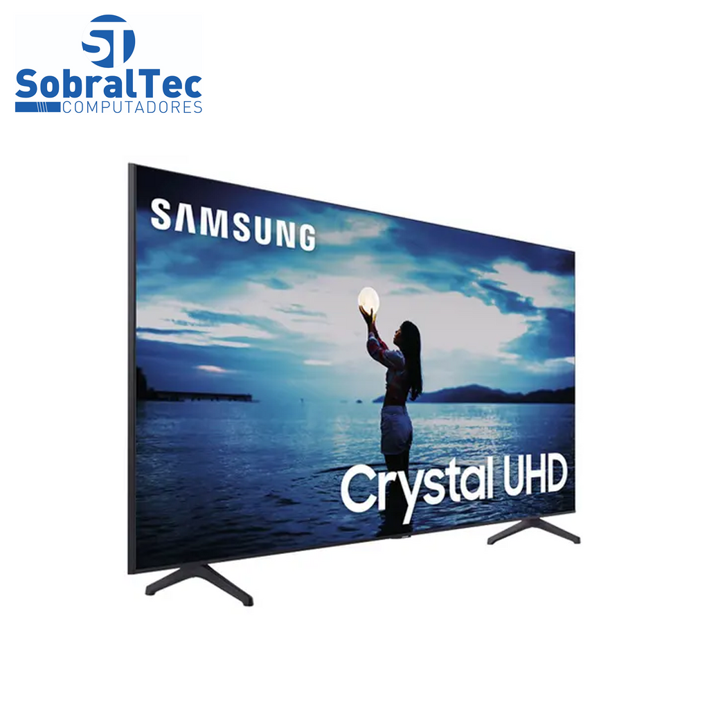 Smart TV Crystal 50´ 4K UHD Samsung, 2 HDMI, 1 USB, Bluetooth, Wi-Fi, HDR, Cinza Escuro - UN50TU7020GXZD