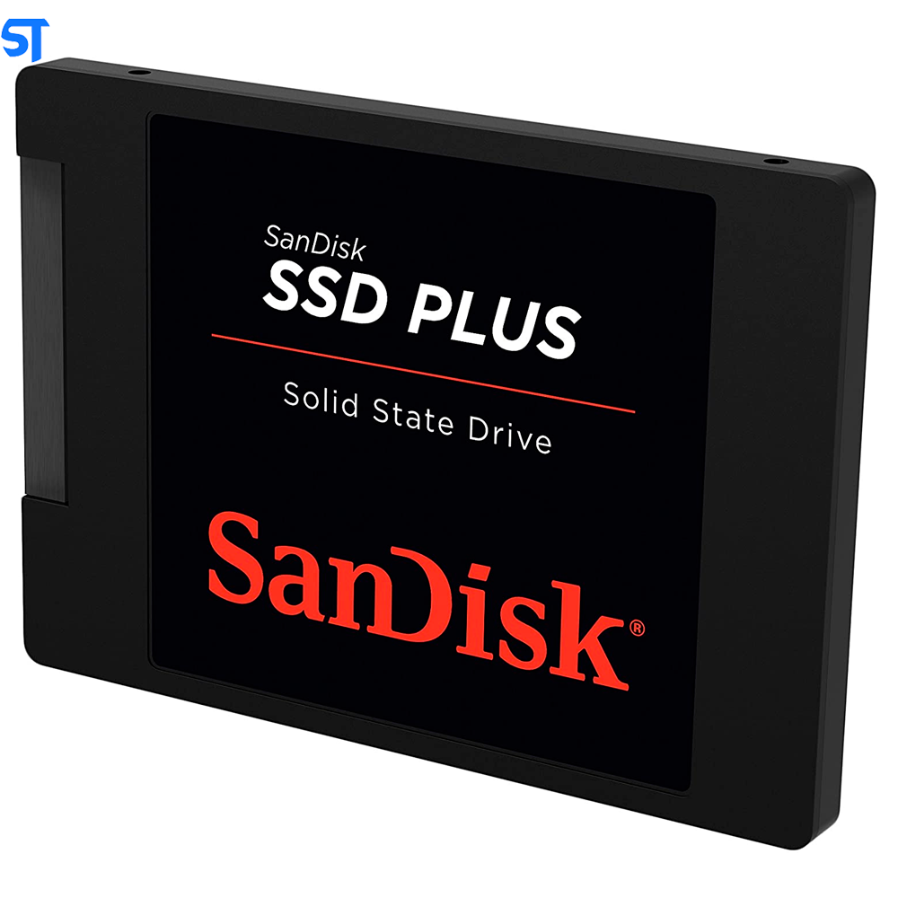 HD SSD 1TB Sandisk Plus, SDSSDA-1T00-G27 SATA, Leitura 530MB/s, Gravação 440MB/s