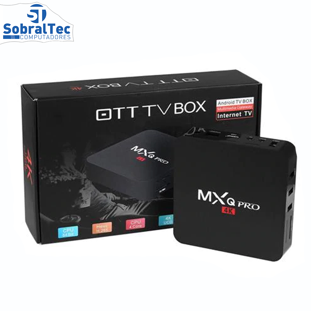 Receptor MXQ PRO 4K 16GB / 2GB RAM - Preto