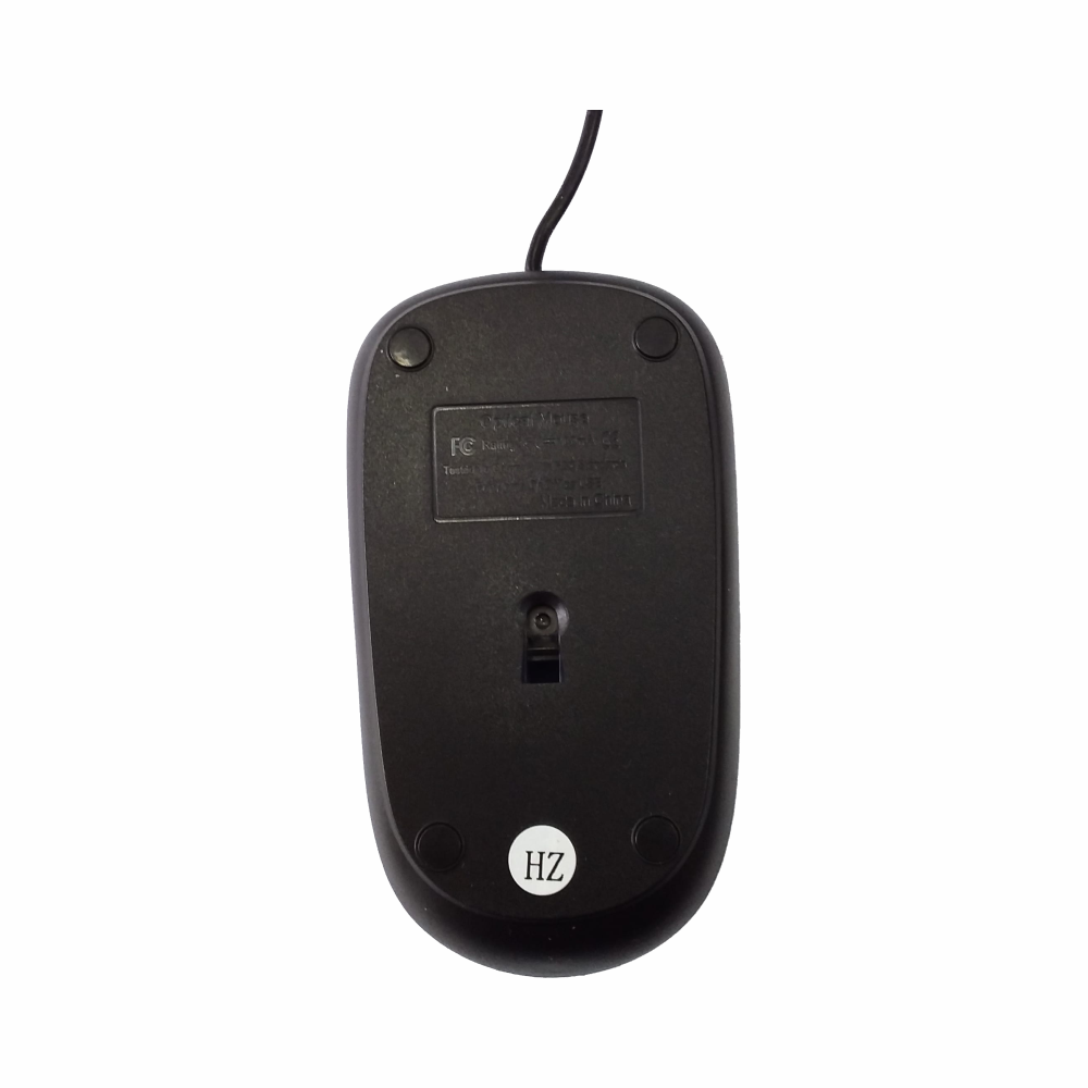Mouse Óptico Usb Com Fio 1000 Dpi Plug And Play Desing Ergonomic Azul Hz-03-3118
