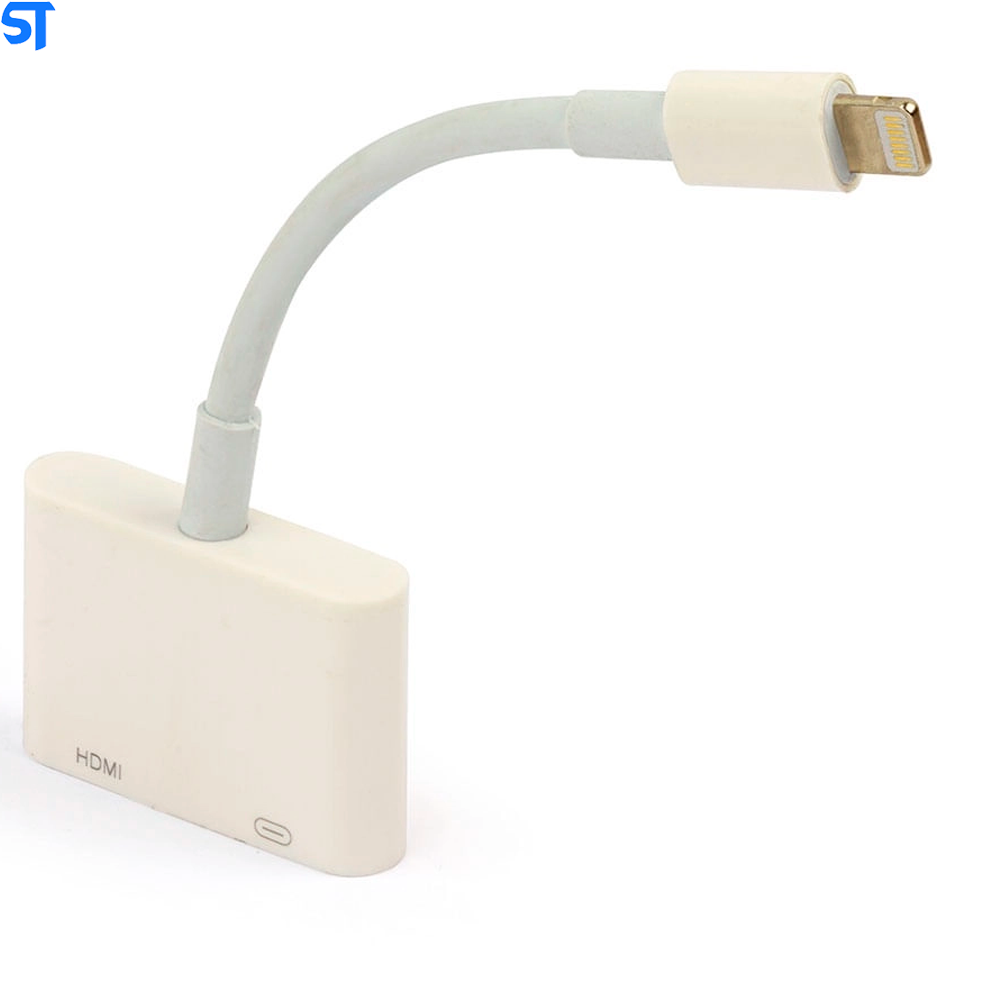 Adaptador Lightning Para HDMI AV Digital Tipo C Audio e Video- Branco