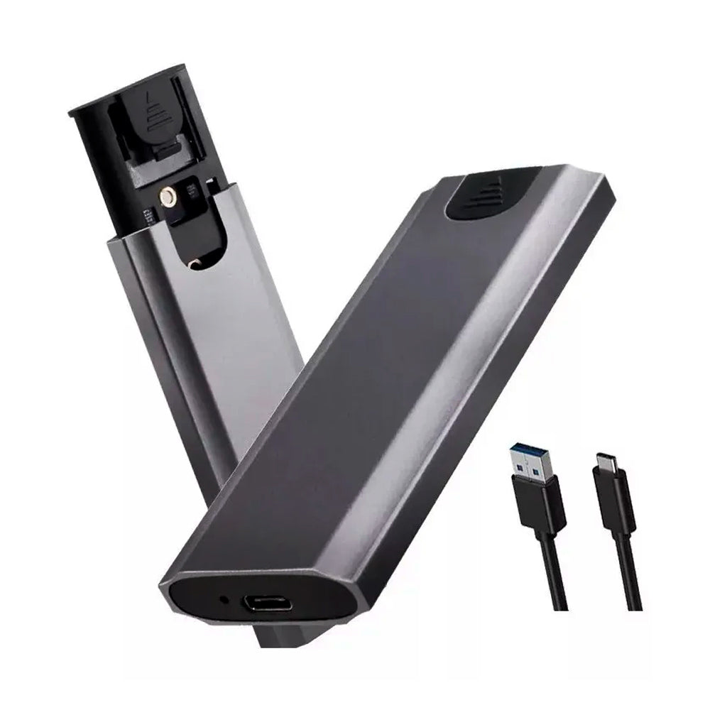 Gaveta / Case Para SSD M.2 Nvme ou Sata Cabo Usb /Tipo-C Knup - Kp-HD826