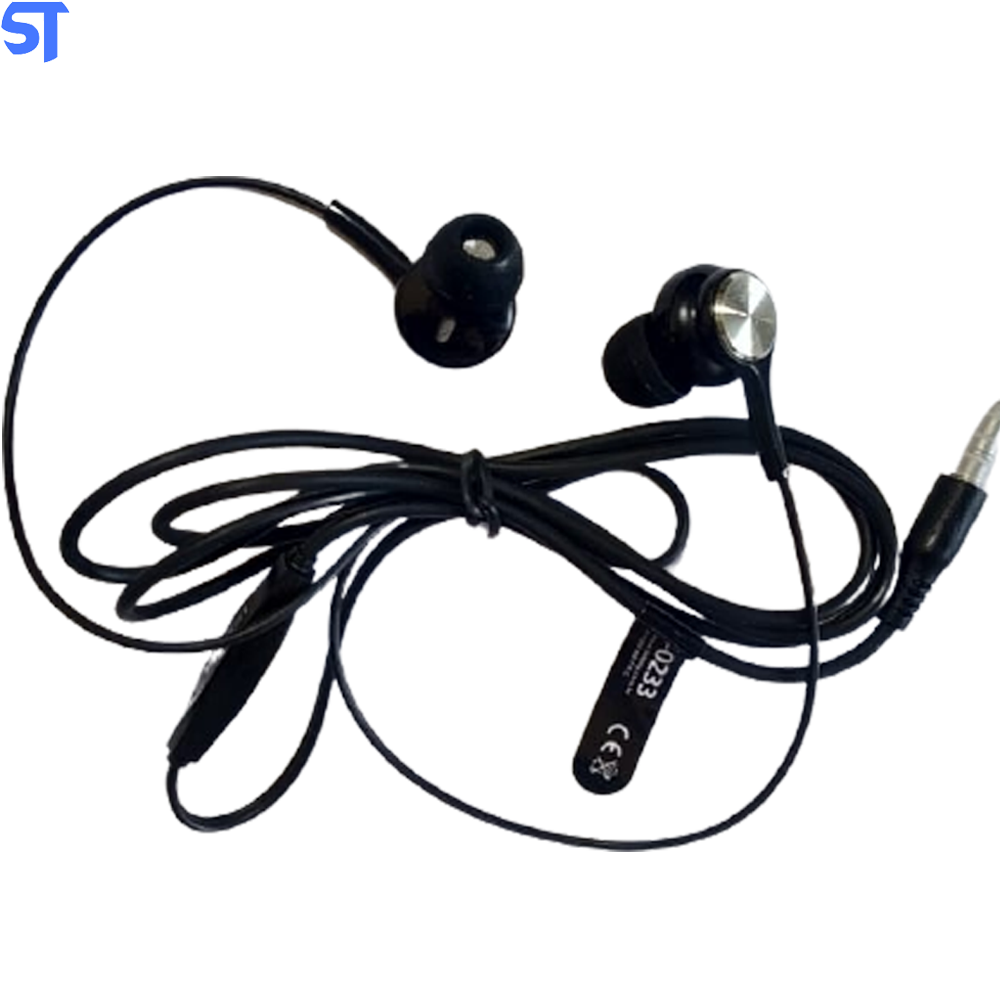 Fone De Ouvido Stereo Lelong Preto Com Borrachinhas Extras - LE-0233