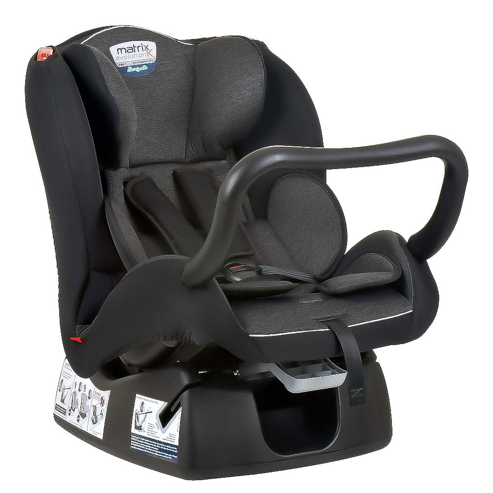Cadeira infantil Para Carro Burigotto Matrix Evolution Mesclado Preto