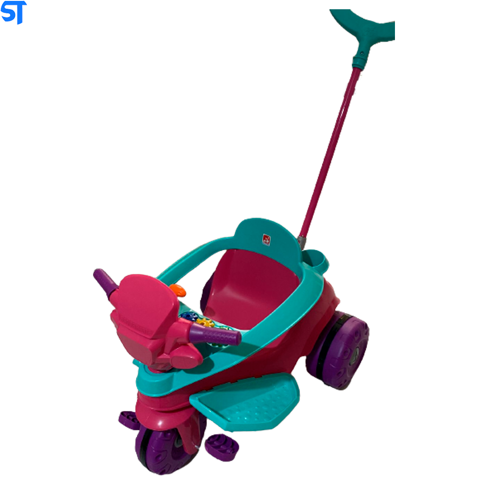 Triciclo Infantil Bandeirante Velo Baby - Rosa