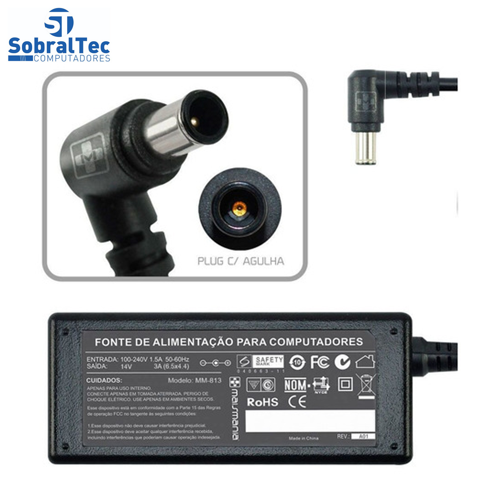 Fonte Notebook Samsung 14V 3A -42W  - CMZ450