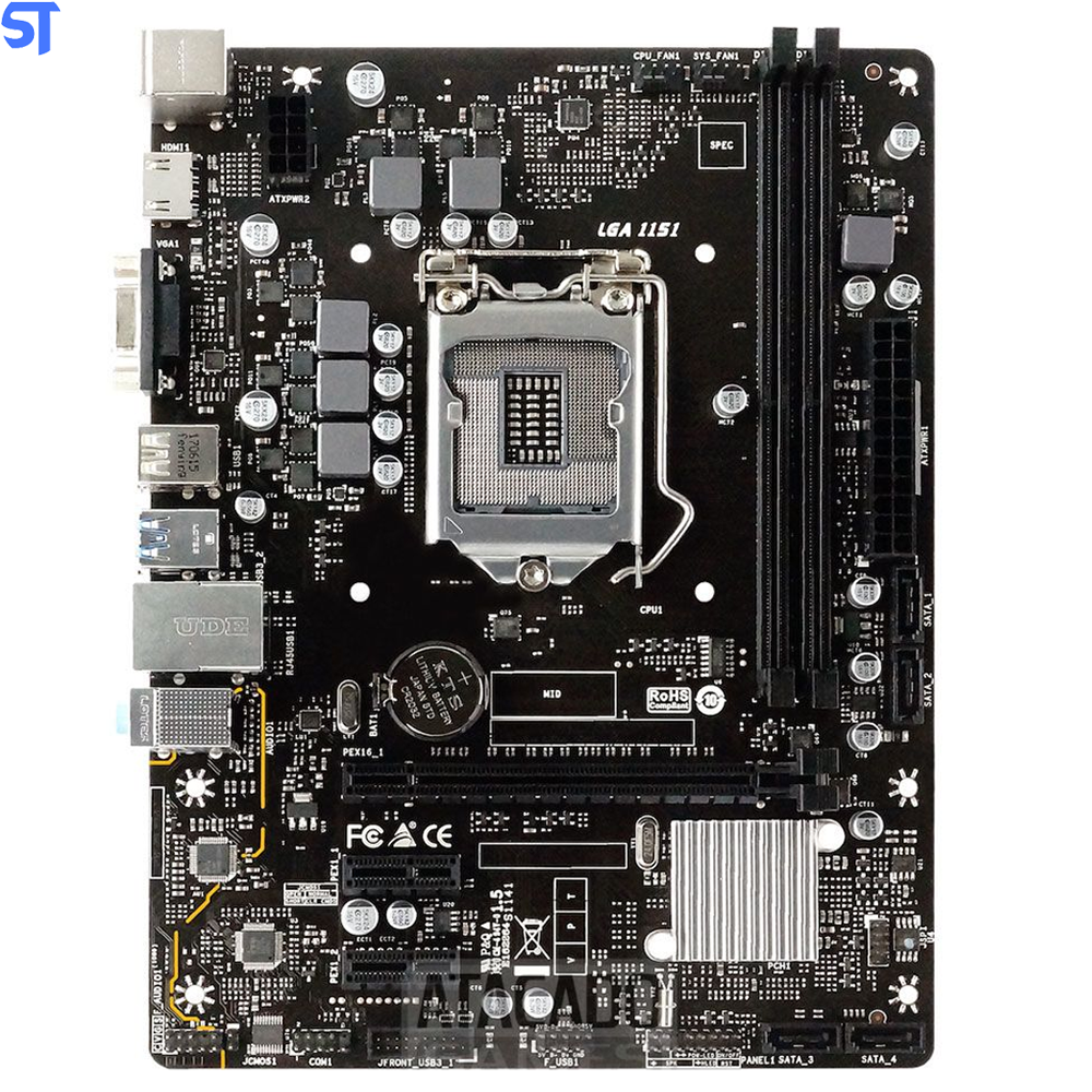 Computador Core i5-9400- HD SSD 128GB- Memória 8GB- GAB-Bg-2316 Windows 10 e Monitor de 17 Polegadas- Teclado e Mouse