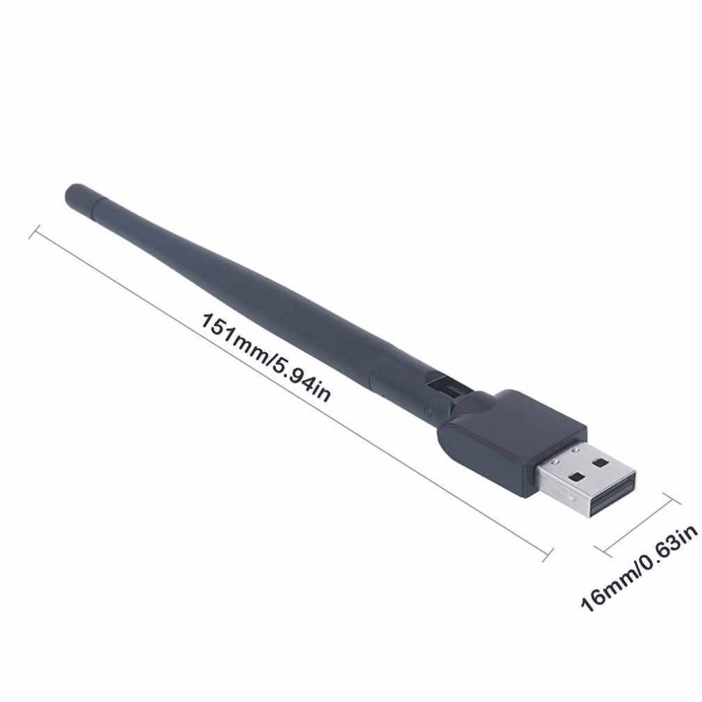 Adaptador Wi-Fi Usb Com Antena 802.iin 900 mbps Wireless Modelo Turbo