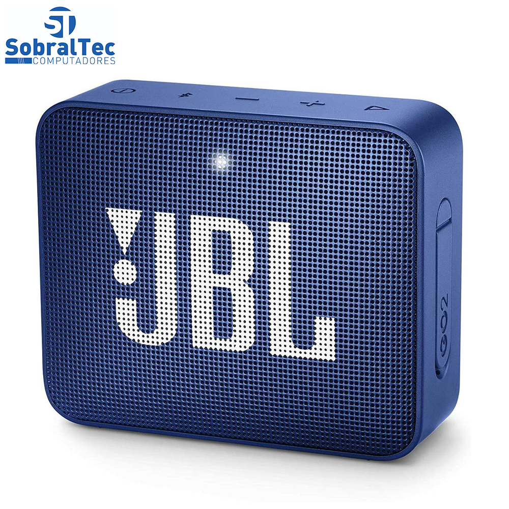 Mini Caixa de Som JBL GO 2 Bluetooth - Portátil 3W à Prova de Água- Azul