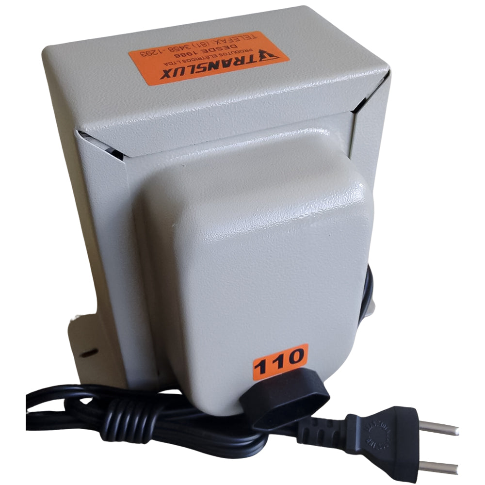 Auto Transformador Entrada 220V Saída 110V 2000W Tripolar Translux Branco - AT08