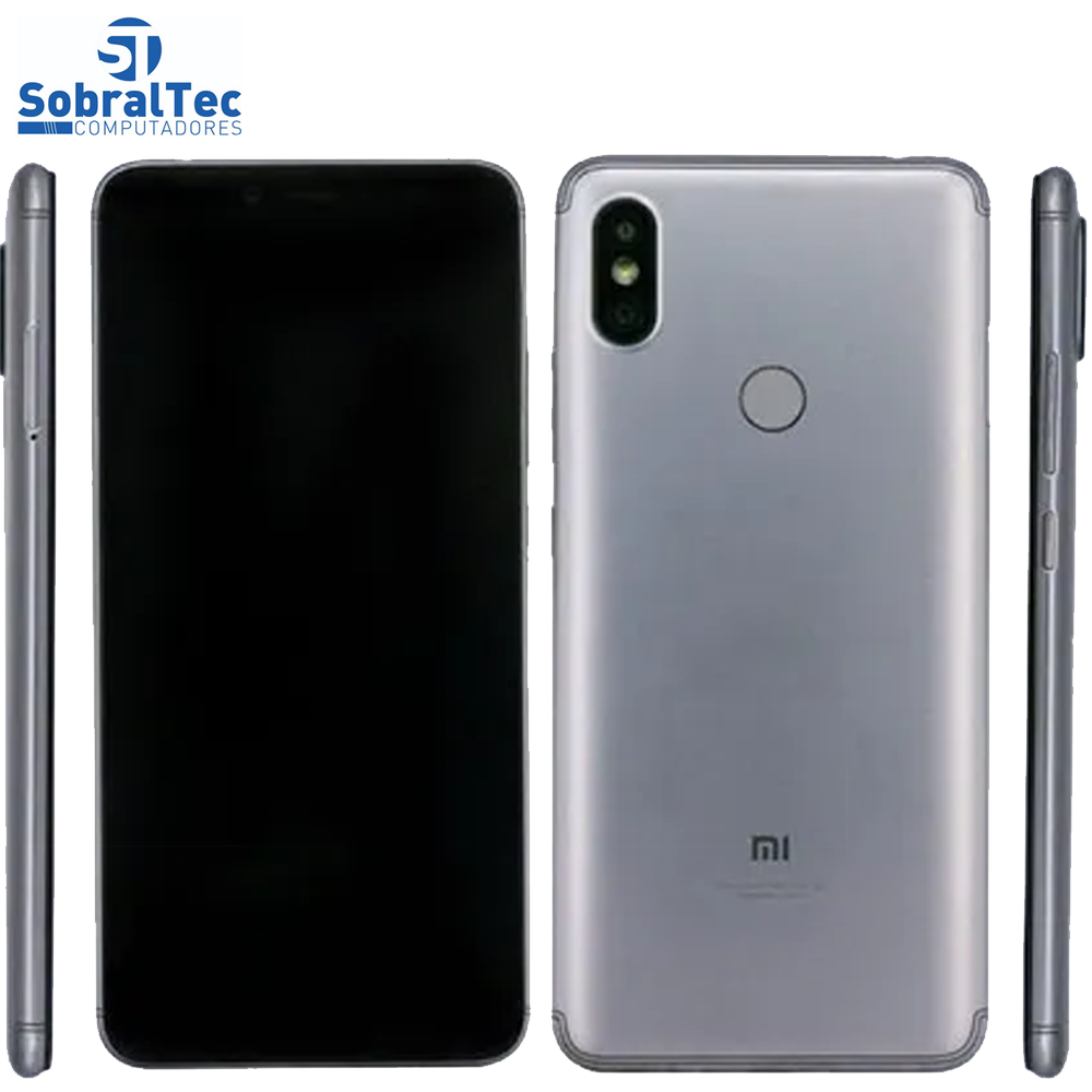 Smartphone Xiaomi Redmi S2 Tela 5.99" Dual-Camera 12/5MP + frontal 16MP (Cinza 4/64GB)
