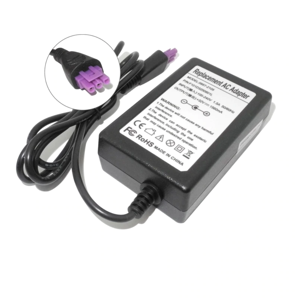 Fonte Para Impressora Hp 32V 625mA 0957-2142- Plug Roxo