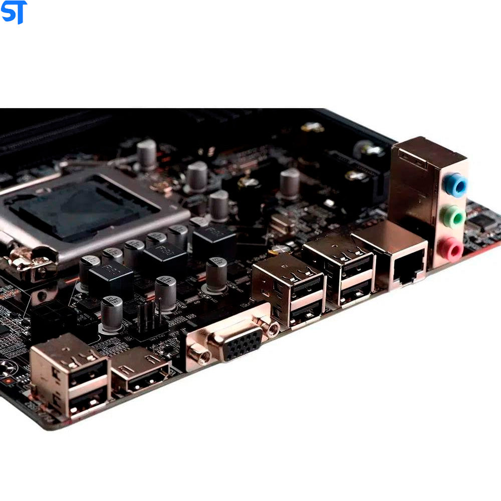 Placa Mãe 1150 H81M DDR3 SQBOX Com HDMI | GoldenTec Para 4 geração