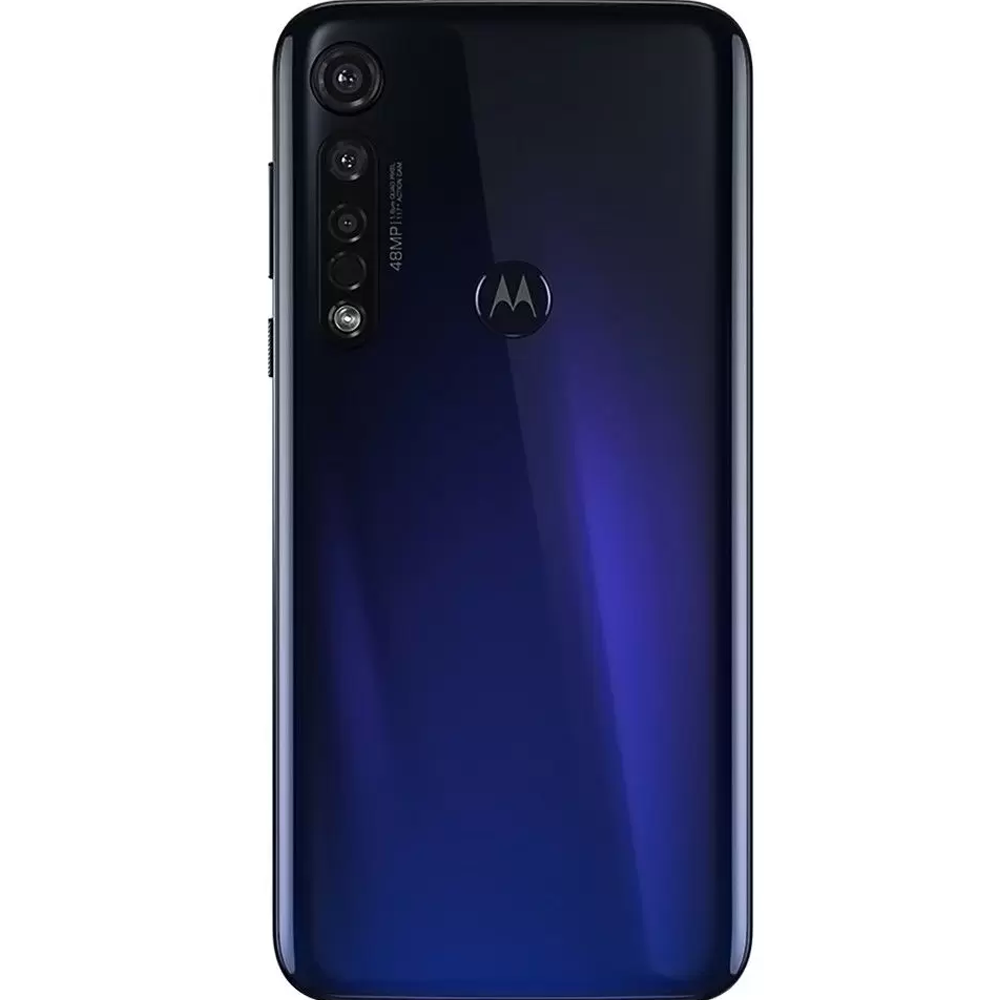 Smartphone Motorola G8 Plus 64GB - XT2019 Azul Safira 4G - 4GB RAM Tela 6,3” Câm. Tripla + Câm. Selfie 25MP