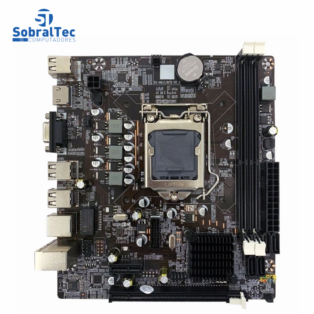 Placa Mãe Micro ATX P8H61-M LX3 PLUS R2.0 LGA 1155 I3 I5 I7 DDR3 16G uATX UEFI BIOS