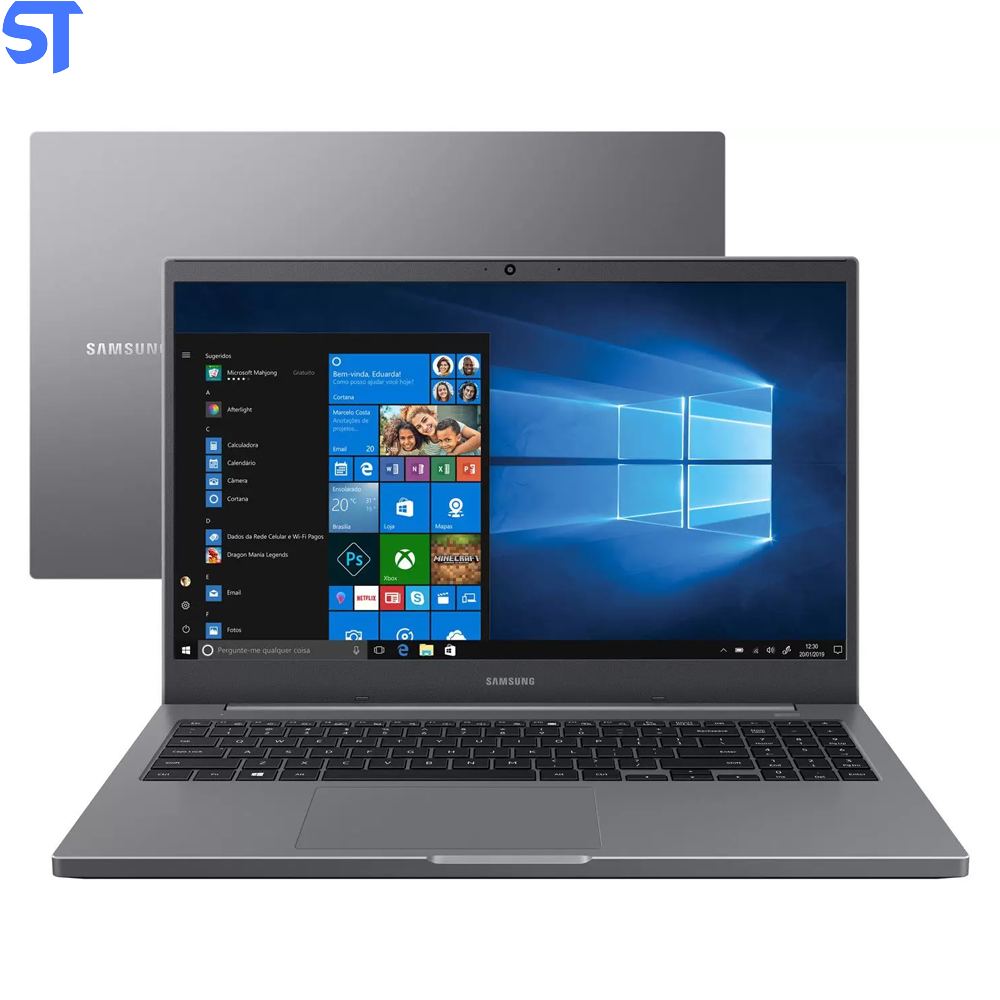 Notebook Samsung Book NP550XDA-KO1BR - Intel Celeron 4GB 500GB 15,6” Full HD LED