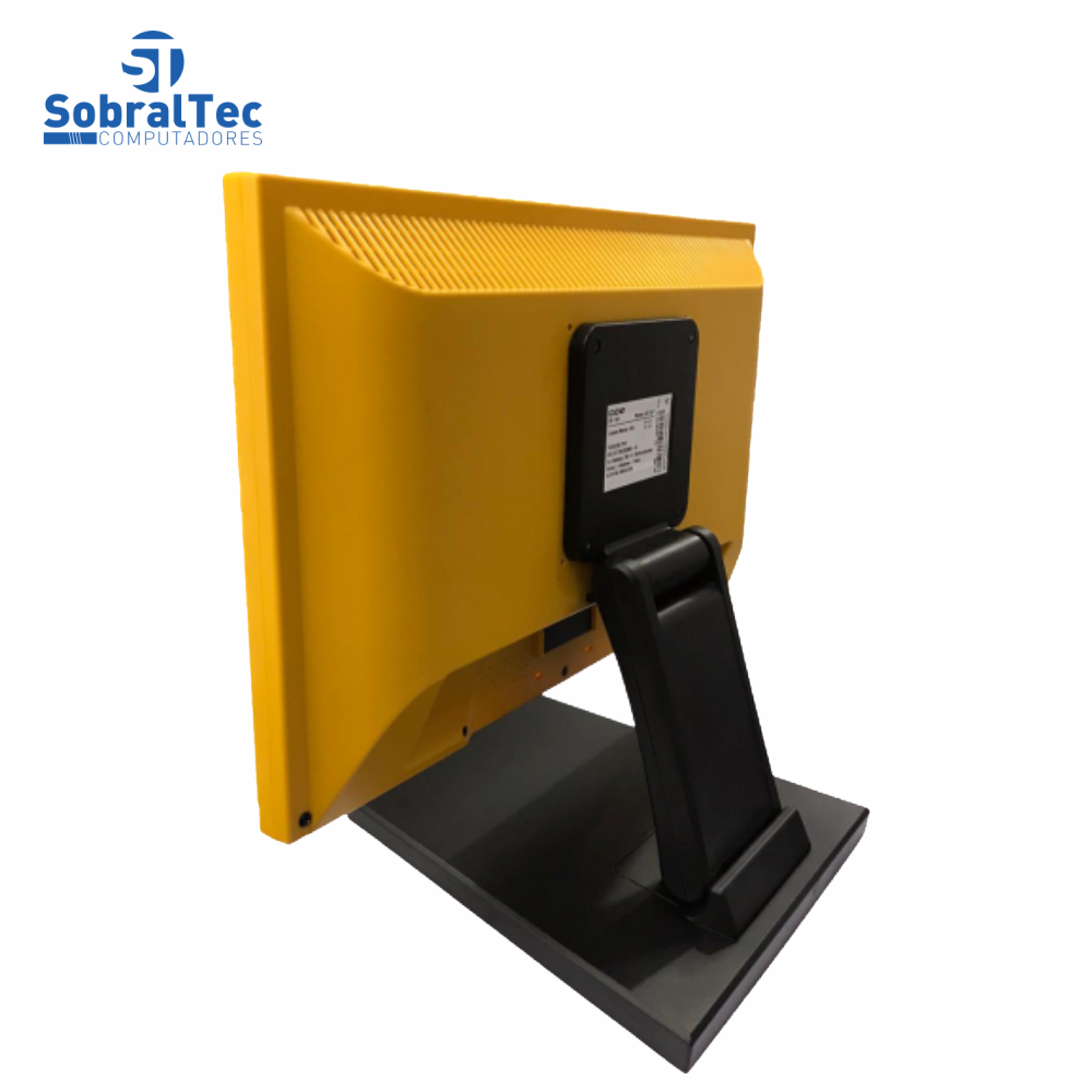 Monitor Led Vga 15,6 Pol. 3 Usb A 1 Usb B 2 Saida De Áudio Amarelo Wide CCE GM-1501 AOM Sem Embalagem