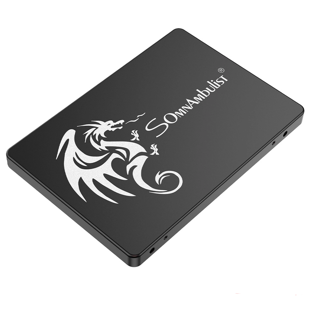 HD SSD Somnambulist 120gb 550Mbps Para Leitura 500Mbps Para Gravação - Preto