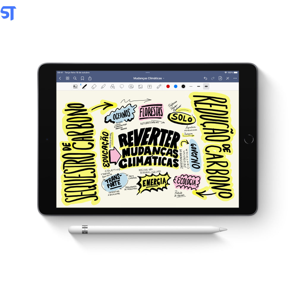 Apple Pencil (1ª Geração) MK0C2BE/A Branco Apple