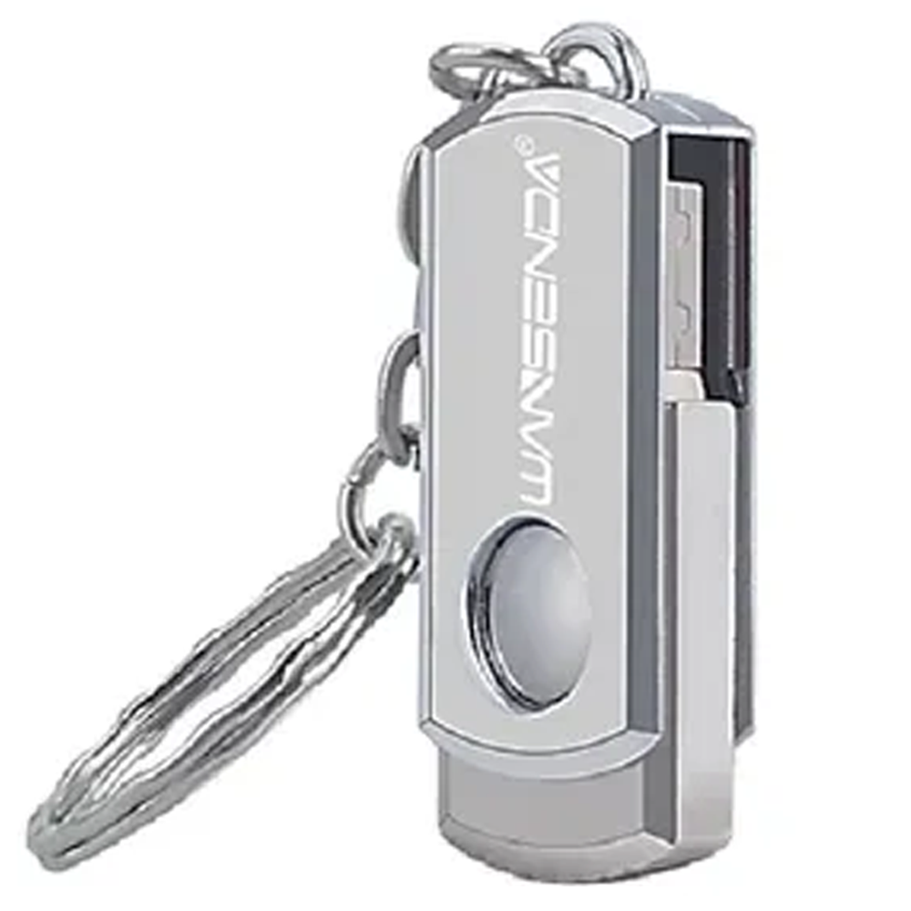 Pen Drive 16Gb Usb 3.0 Design Em Metal Plug And Play Prata - Wansenda