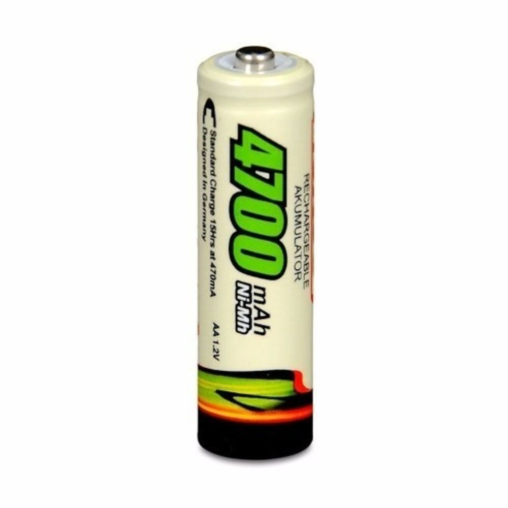 Pilha AA Média Recarregável Songpus 4 Pçs NI-MH 4700mAh