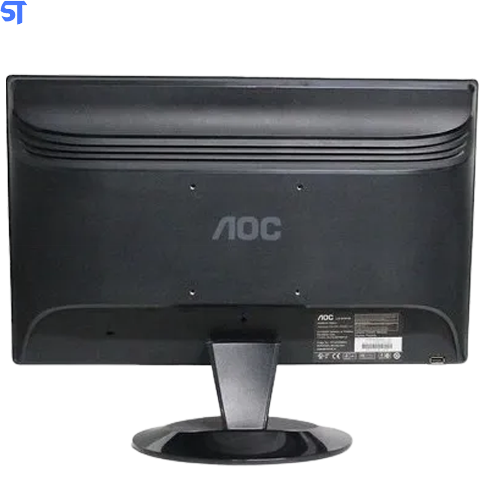 Monitor Aoc Lcd18,5 936swa preto Widescreen Semi Novo Sem Caixa e Sem Cabos