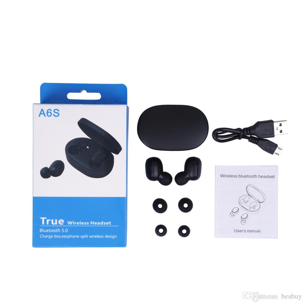 Fone De Ouvido Bluetooth 5.0 True A6s- YS-029