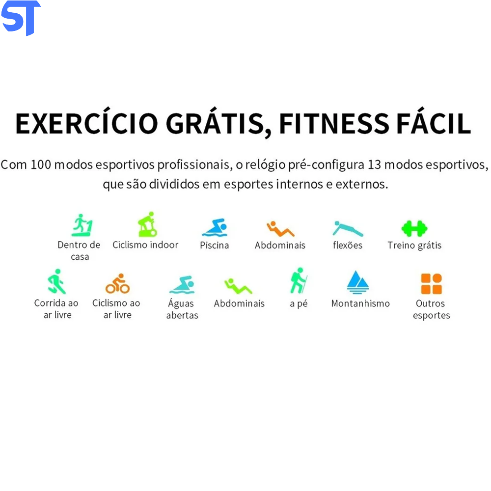 Relógio SmartWatch HW12 Rosa 40mm Tela Infinita Com Sensor Cardíaco