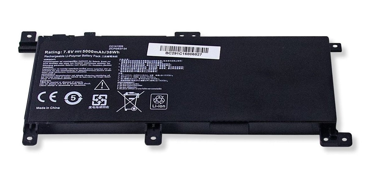 Bateria Notebook Asus +7.6V 5000mAh 38Wh